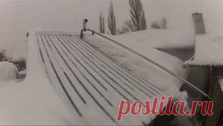 .Скребок для очистки снега с крыш своими руками