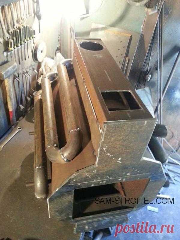 Самодельная печь буржуйка с водяным теплообменником: фото и описание изготовления