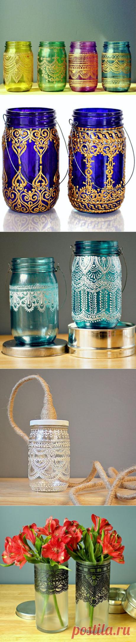 (+1) тема - Экзотическая красота из обычных стеклянных банок | Полезные советы