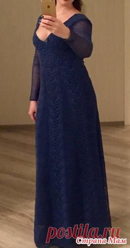 Шикарное платье лентами - Вяжем вместе он-лайн - Страна Мам