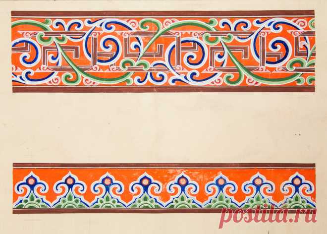 этнические орнаменты » Традиционный монгольский орнамент