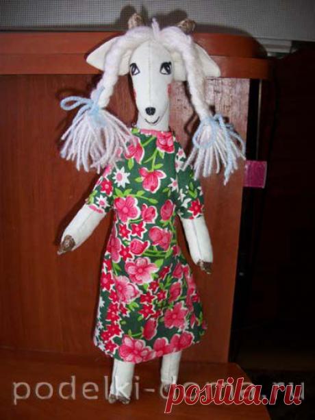 Как сшить козочку из ткани. Мастер-класс | Коробочка