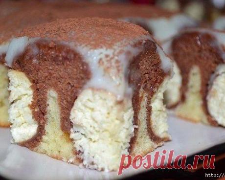 ТОРТ С ТВОРОЖНЫМИ ШАРИКАМИ И КРЕМОМ