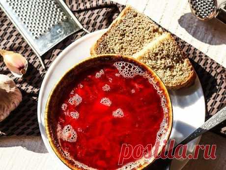 Постный борщ с грибами и фасолью | Самые вкусные кулинарные рецепты