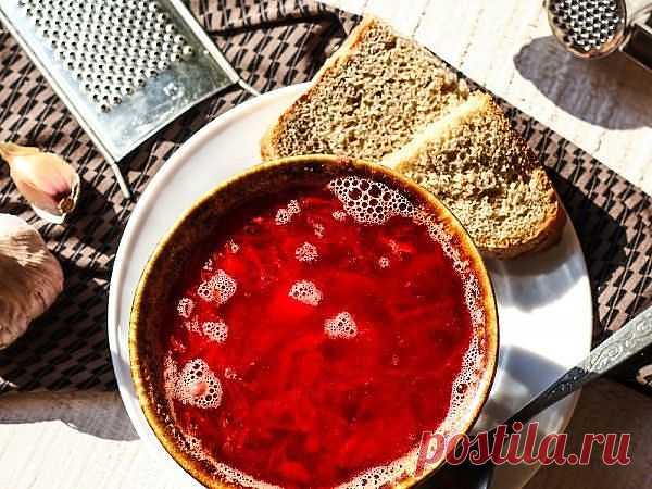 Постный борщ с грибами и фасолью | Самые вкусные кулинарные рецепты