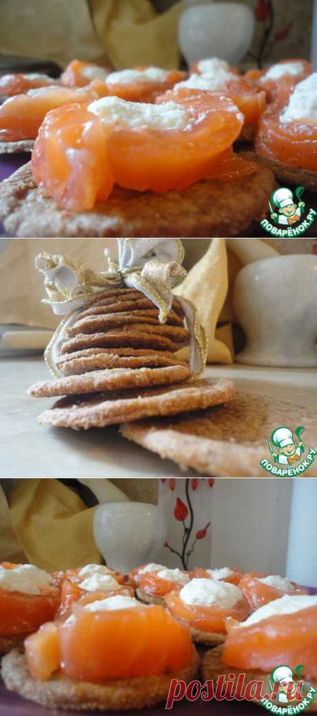 Ржаные крекеры и канапе с ними - кулинарный рецепт