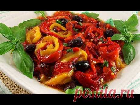 🌶Пеперони Салат/из Сладких Перцев/Insalata di PEPERONI
