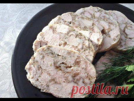 Ветчина/очень простой рецепт из курицы/ham/.
