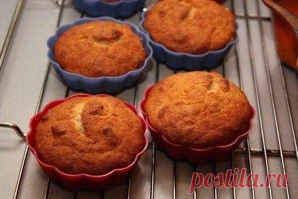 Банановые кексы с орехами! » Кулинарные рецепты