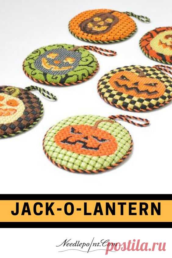 Halloween Pumpkins | Needlepoint.com