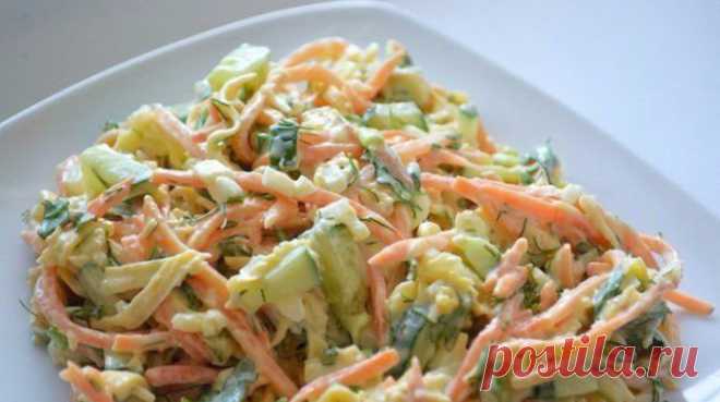 Простой и вкусный рецепт салата «Лисичка» - lublugotovit.me