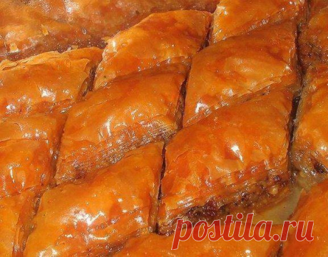Ну очень вкусная пахлава.