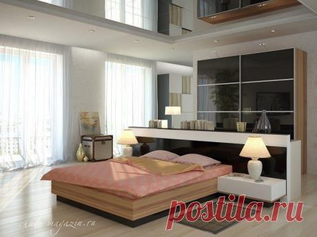 Высокий шкаф купе в спальню с шоколадными фасадами купить по цене 73 000 руб. в Москве — интернет магазин chudo-magazin.ru