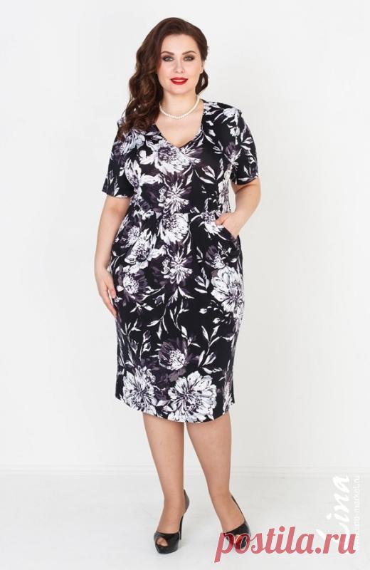 Модные женские платья больших размеров. Купить красивые платья для полных женщин в интернет-магазине недорого