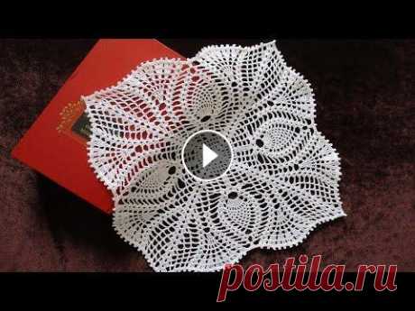 МАЛЕНЬКАЯ КВАДРАТНАЯ САЛФЕТКА КРЮЧКОМ. ЧАСТЬ 1 Мастер класс по вязанию маленькой квадратной салфетки крючком. Размеры 29 х 29 см, нитки &quot;роза&quot;, крючок 1,25. В первой части ряды 1-11. Втор...