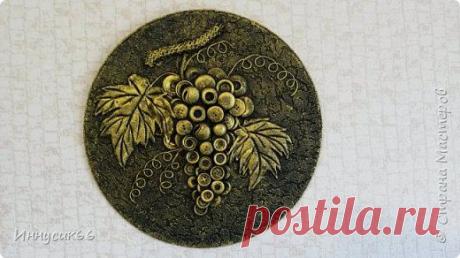 Панно &quot;Гроздь винограда&quot;.МК. | Страна Мастеров