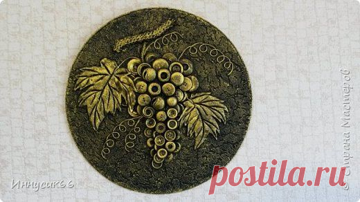 Панно "Гроздь винограда".МК. | Страна Мастеров