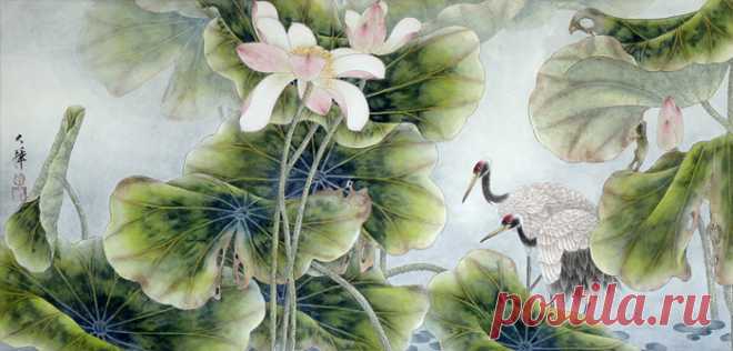 Китайский художник Lou Dahua|Пейзажи