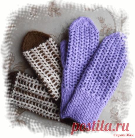 Варежки ленивым жаккардом: nanaliten_67