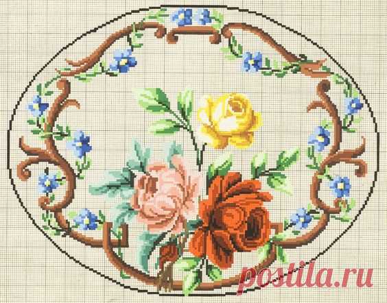 (687) Prelepa stara šema. | seccade motif
