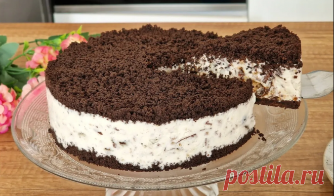 🎂 Тортик без выпечки «Почти Орео» или «Почти Пломбир» невероятно вкусно и очень просто! Статья автора «Кулинарим с RayVika. Весело. Вкусно и Легко» в Дзене ✍: 💬 Выпекать не надо! Вкус просто обалденный!
Быстрый, шоколадный, с орешками, черносливом и хрустящей крошкой.