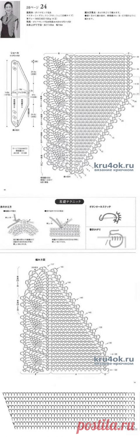Вязанные крючком шарфы. Работы Альбины Ваниной
