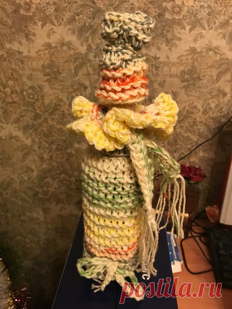 декор бутылки коньяка