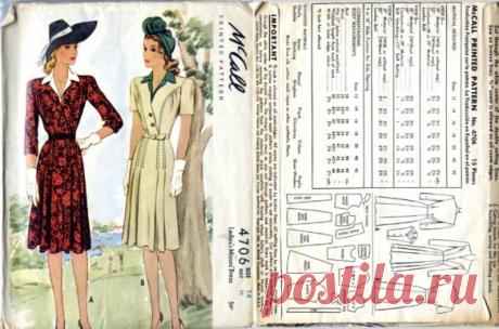 De-Coding Vintage Patterns: Part 1- McCall Patterns & The Advent of the Printed Pattern – Wearing History® Blog