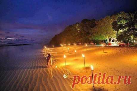 Романтические вечера на Мальдивах.