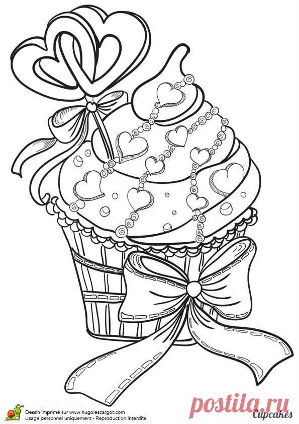 распечатать раскраски для взрослых еда | Рисовака