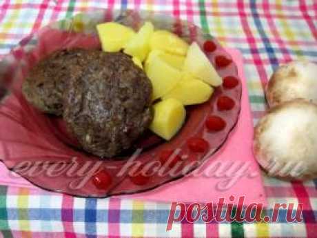 Грибные котлеты, рецепт с пошаговыми фото