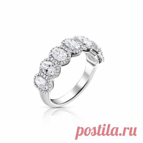 575.000 р-Купить Кольцо-дорожка с БРИЛЛИАНТАМИ 1.815 ct в Москве, Санкт-Петербурге и Алматы | Цена и фото
