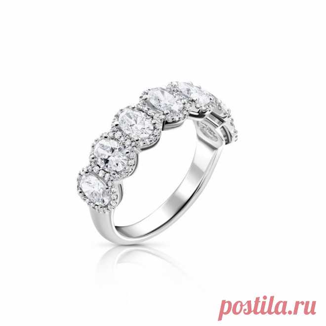 575.000 р-Купить Кольцо-дорожка с БРИЛЛИАНТАМИ 1.815 ct в Москве, Санкт-Петербурге и Алматы | Цена и фото