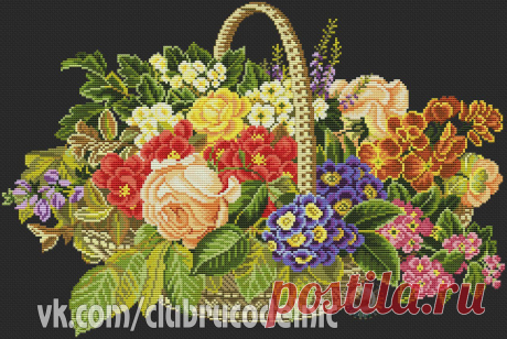 цветы в корзине