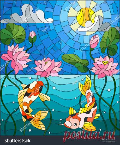 Illustration Stained Glass Style Koi Fish: vector de stock (libre de regalías) 630129194 | Shutterstock Descubre Illustration Stained Glass Style Koi Fish imágenes de stock en HD y millones de otras fotos de stock, objetos en 3D, ilustraciones y vectores libres de regalías en la colección de Shutterstock.  Se agregan miles de imágenes nuevas de alta calidad todos los días.