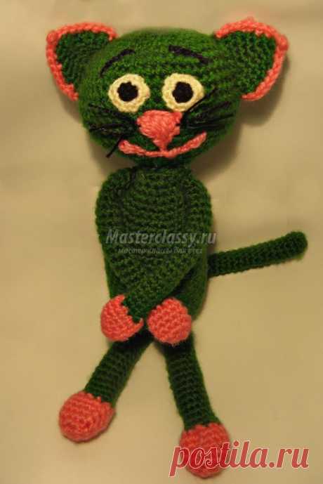 Вязаные игрушки крючком. Котёнок. Мастер-класс с пошаговыми фото