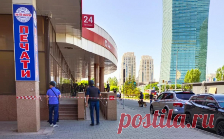 В Астане взяли штурмом банк с заложниками. Заложников освободили, захватчик задержан. Перед штурмом к зданию стянули силы спецназа «Арлан»
