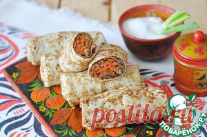 Закусочные блины от невестки - кулинарный рецепт
