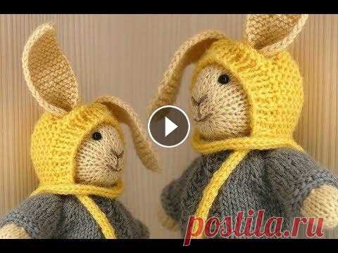 Заяц спицами. Подробное описание |DIY - how To Knit Toys Подробное описание процесса вязания игрушки спицами. #bunny #toys #HowToKnit #knittin...