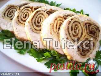 Куриный рулет «Шанталь» (МК от Елены)