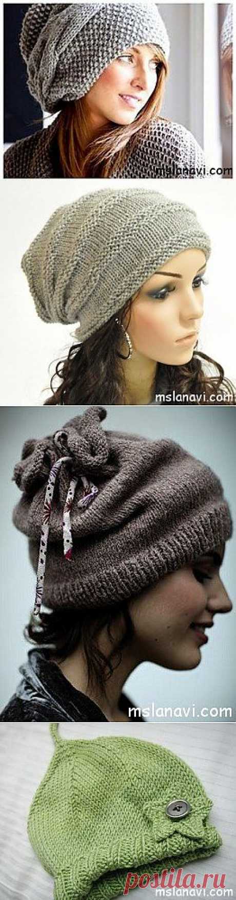 Оригинальные вязаные шапки | Вяжем с Ланой