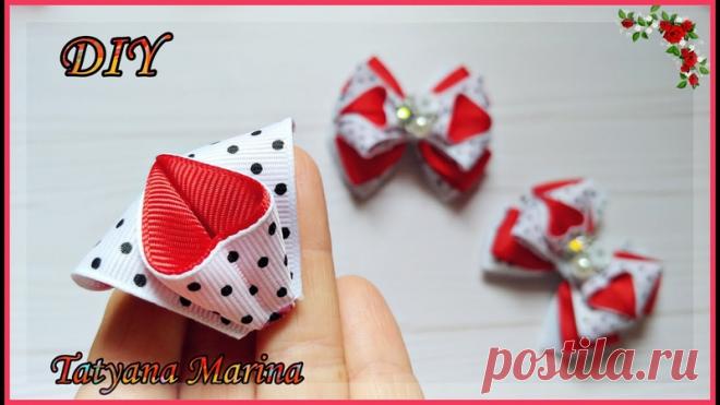 НОВЫЙ лепесток...НОВЫЙ бантикБантики из репсовой ленты 2.5 см.
https://www.youtube.com/watch?v=h6cq3nu-HM0