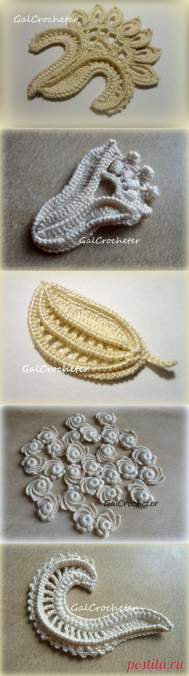 Мотивы для ирландского кружева от Галины Болтянской..