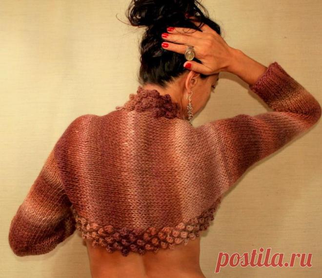 Knit Shrug Pure Wool Sweater Shrug Bolero and Shrug | Etsy