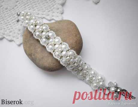 Белоснежный браслет

#браслеты@handmade_blog
