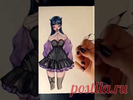 Акварельный скетч #art