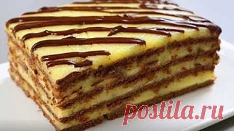 Самый дешевый торт без выпечки ! Мягкий, нежный и очень вкусный