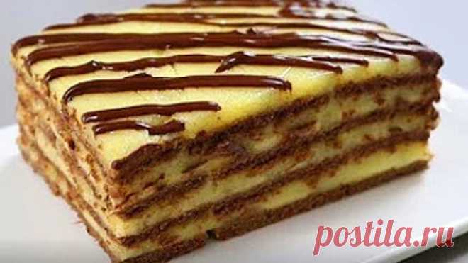 Самый дешевый торт без выпечки ! Мягкий, нежный и очень вкусный