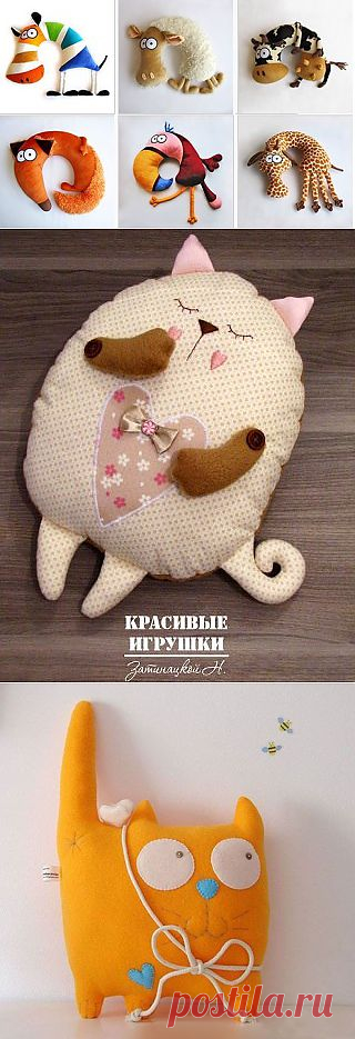 Выкройки подушек.