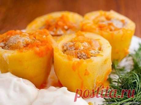 Фаршированная картошечка - Простые рецепты Овкусе.ру